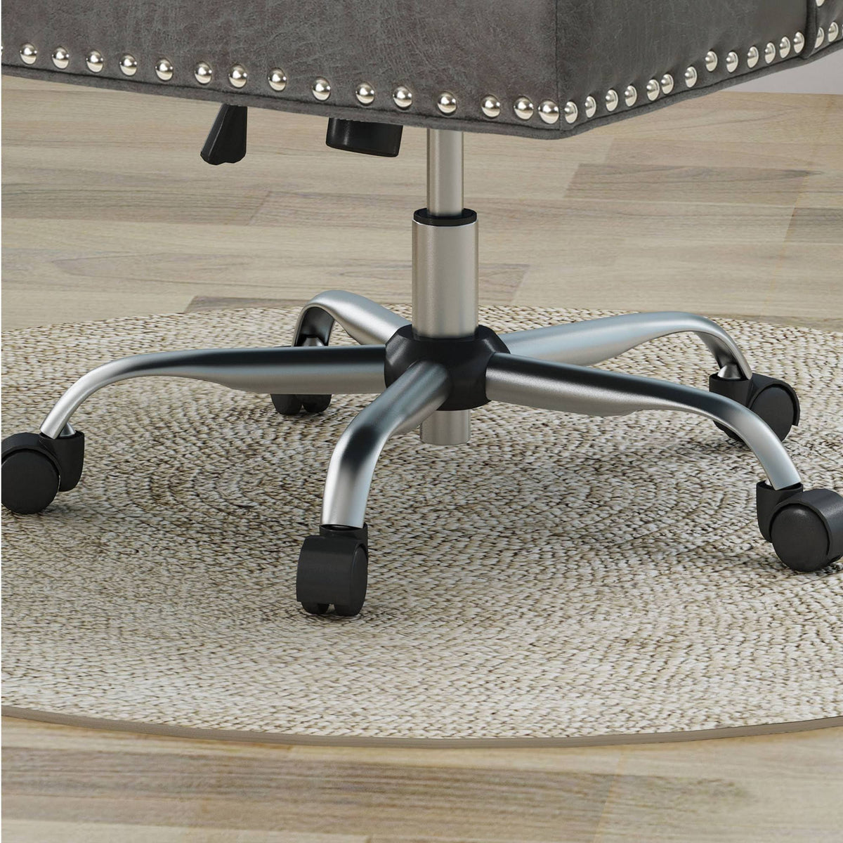 Slate Microfiber Desk Chair U2749