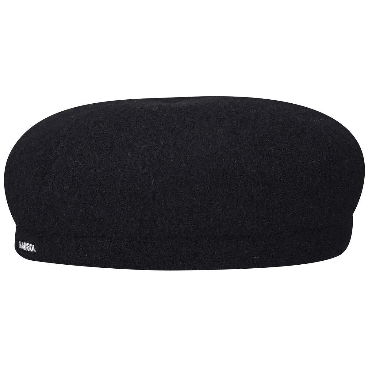 Black Wool Fiddler Cap D24161