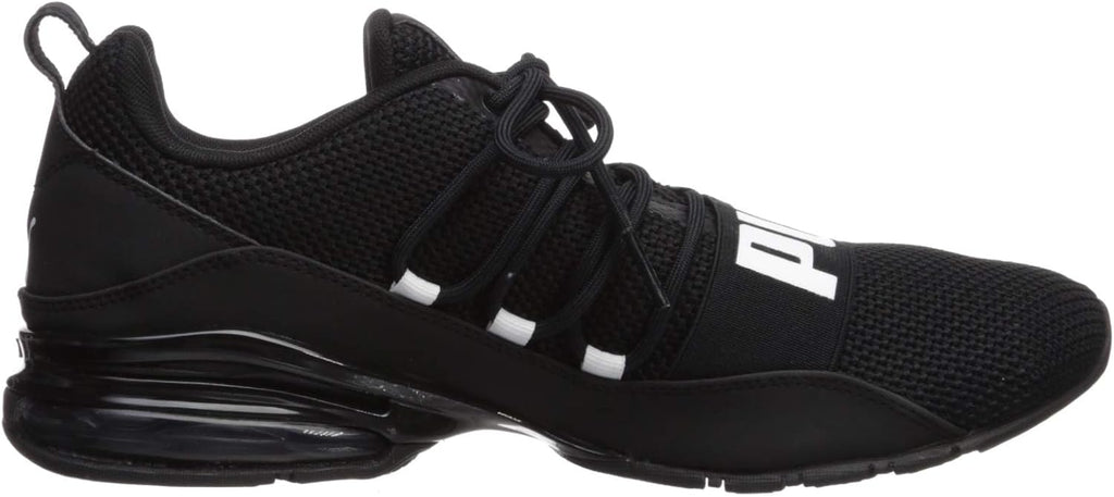 Black/White 10.5 Woven Running Shoe P467