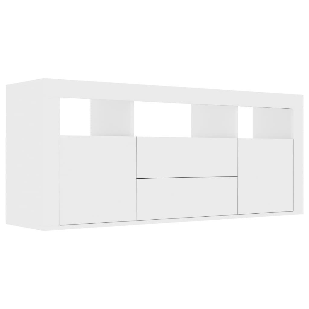 White TV Cabinet Chipboard S590315