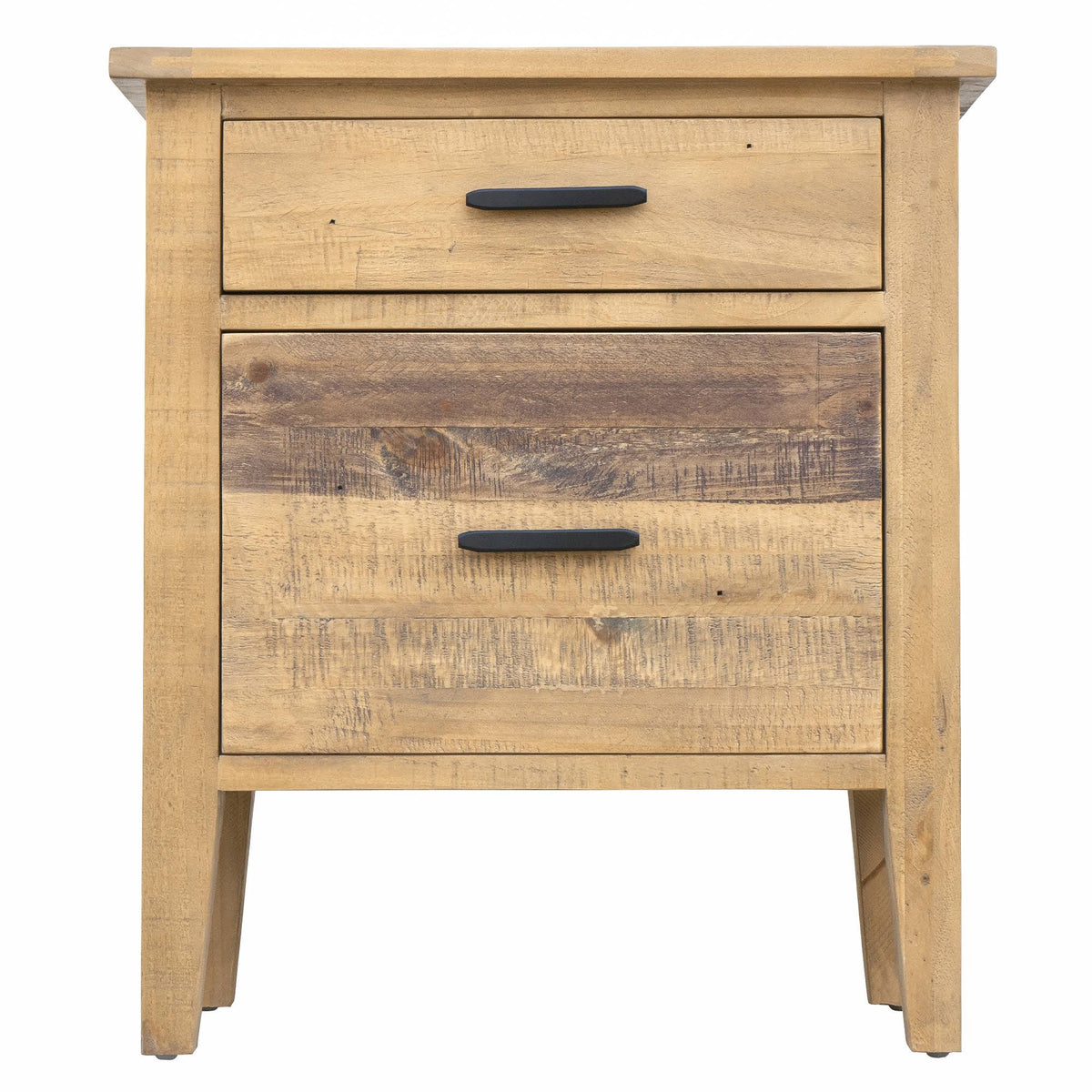 Reclaimed Wood Filing Cabinet with Two Drawers W544054