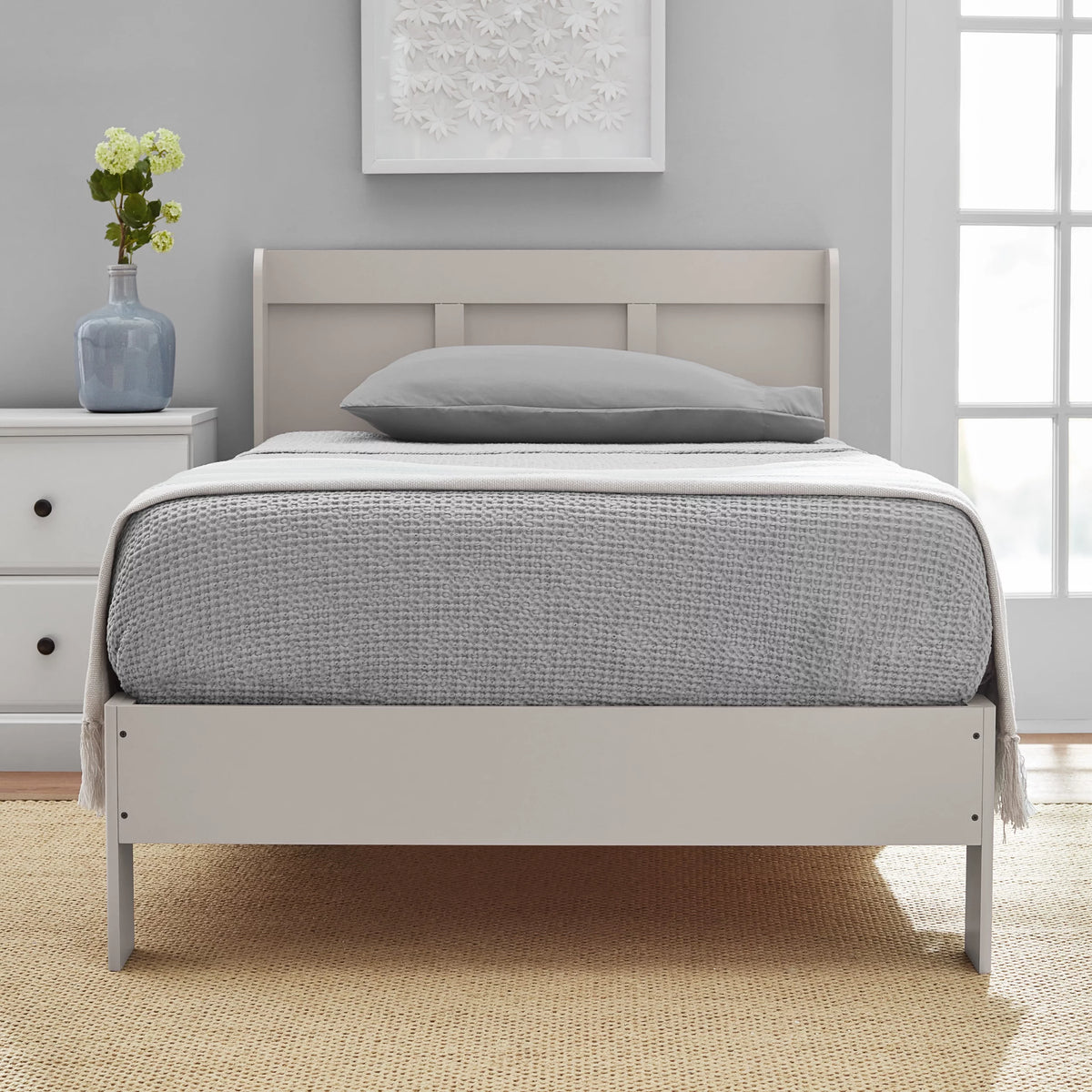 Twin Bed with Headboard W7195