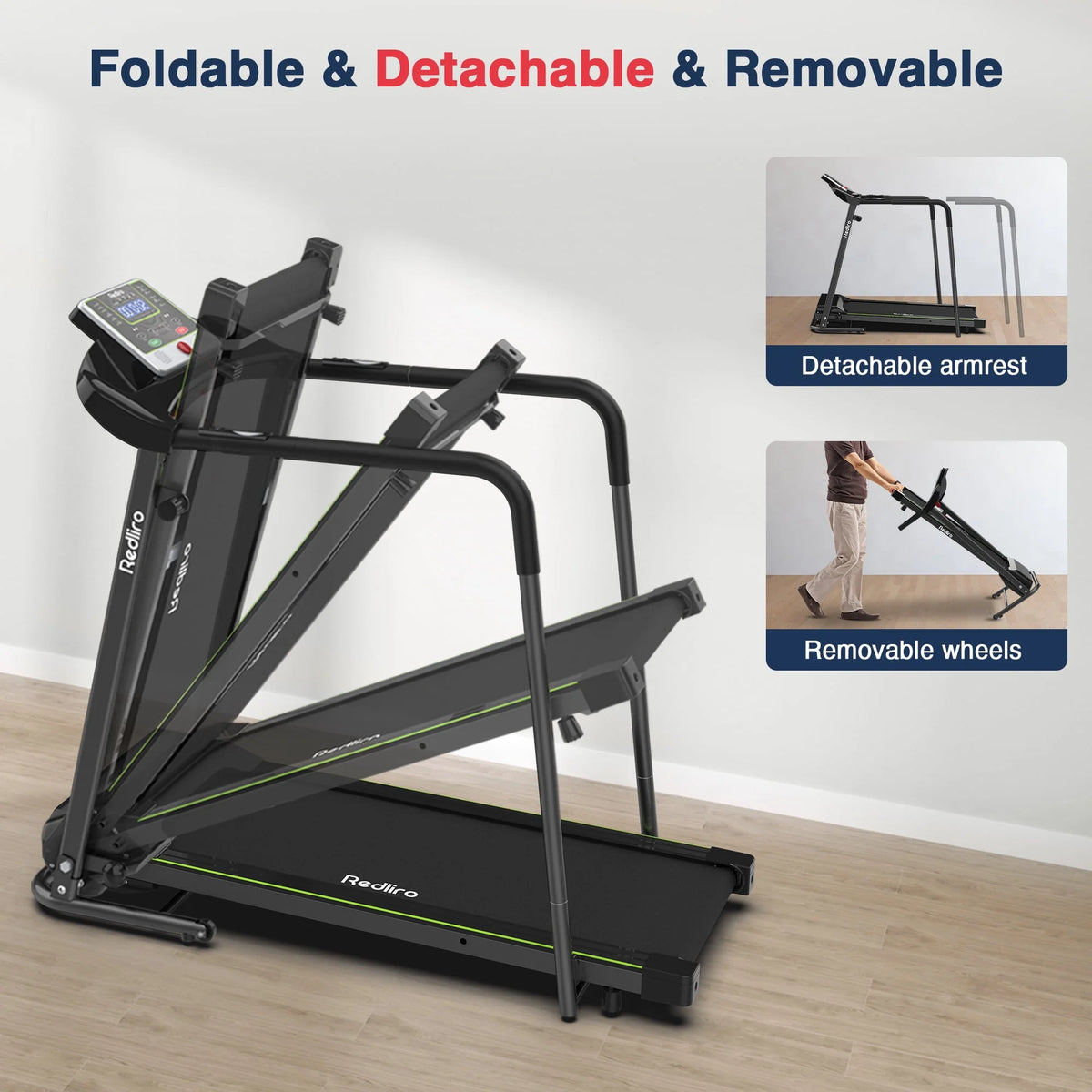 Folding Treadmill Walking Machine 2.25HP C2873