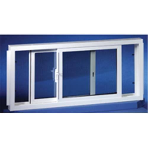 Double Slider Basement Window 32 x 18 in Vinyl R426043
