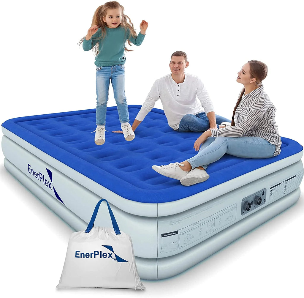 16 Inch Queen Air Mattress with Built in Pump E8478