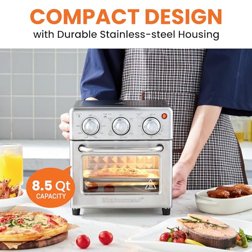 8.5Qt. Air Fryer Oven with Convection, Stainless Steel R685