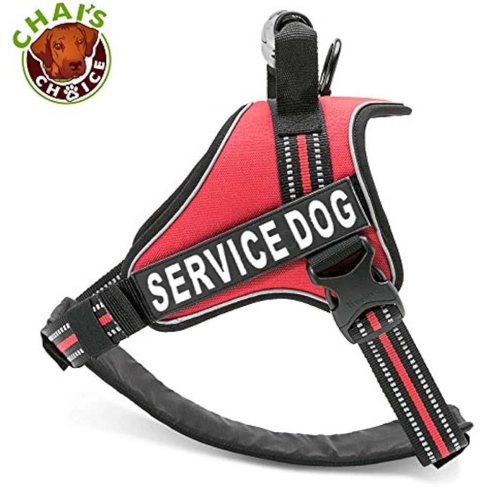 Service Dog Harness with Reflective Patches and Handle X809834
