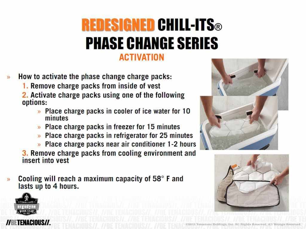 Orange Phase Change Cooling Vest O47592