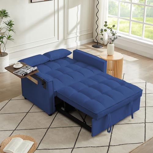 Beige Velvet 3 in 1 Sleeper Sofa Bed B578