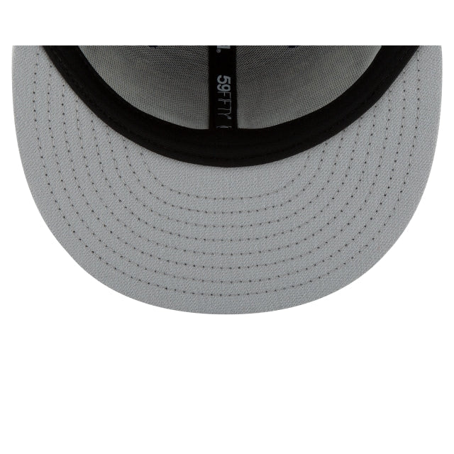 Black and White Fitted Hat J6952