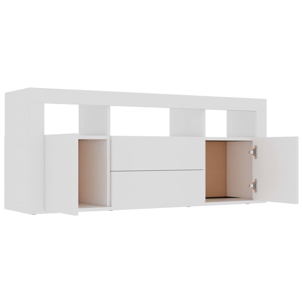 White TV Cabinet Chipboard S590315