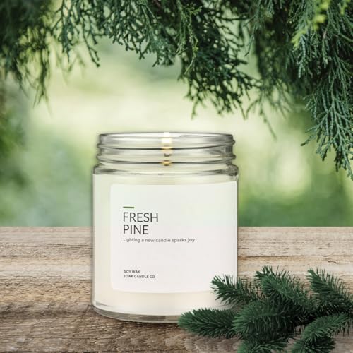 Soy Wax Candles Fresh Pine 7oz G63288