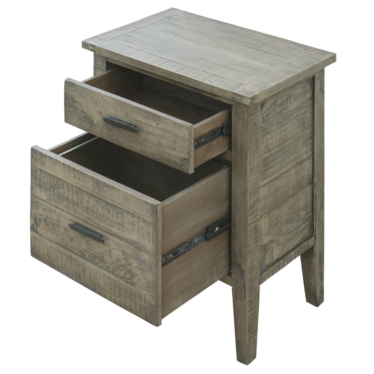 Reclaimed Wood Filing Cabinet with Two Drawers W544054