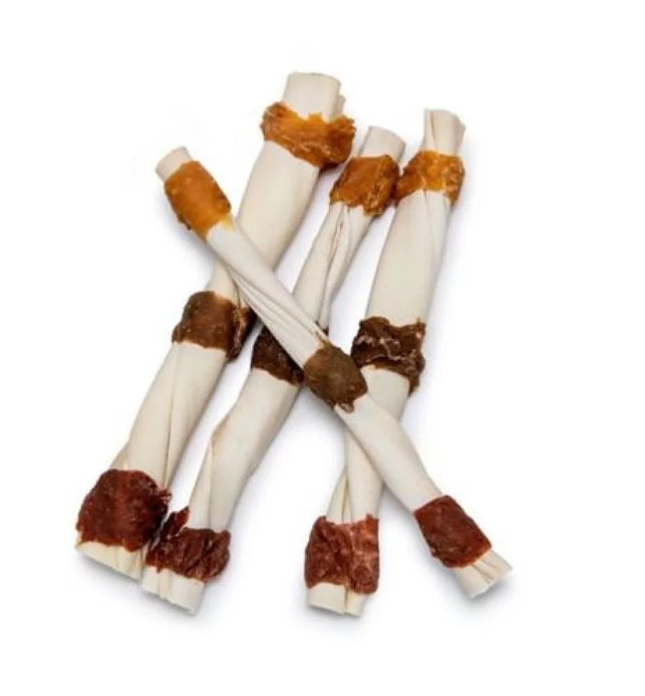 Pork Chicken and Beef Rawhide Dog Chew Treats 14 Count K73176