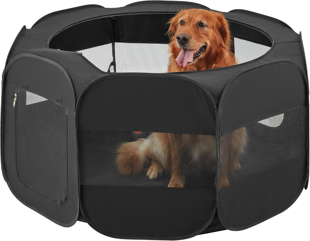 Portable Foldable Pet Playpen with Carrying Bag A13546