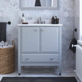Gray Bathroom Vanity with Sink H315