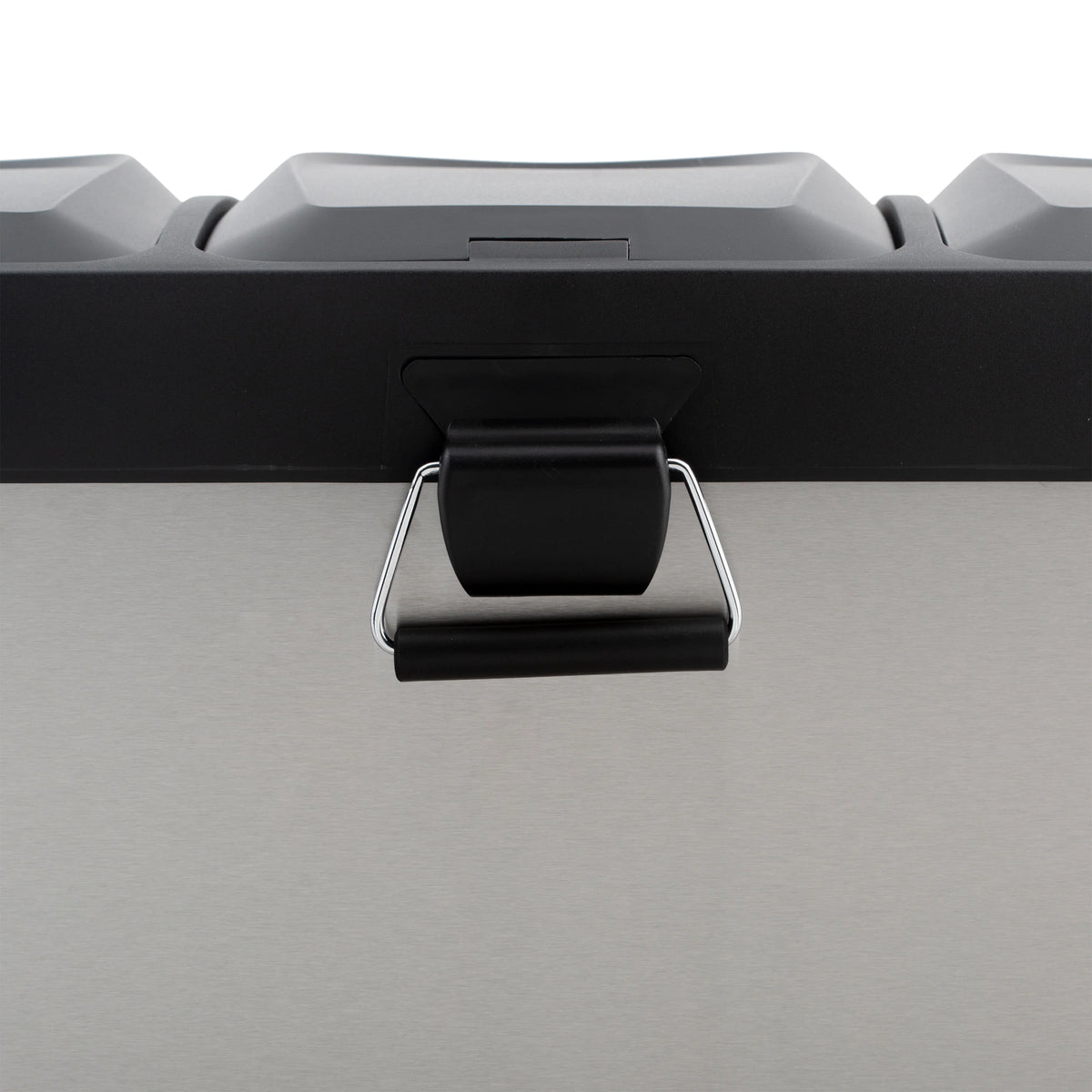 45 Liter 3 Compartment Stainless Recycle Bin O70272