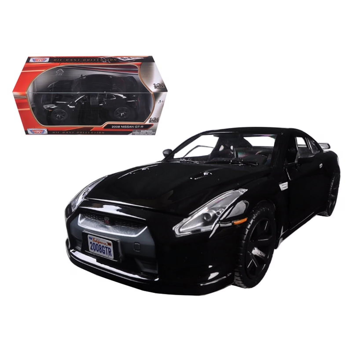 Glossy Black 1/24 Diecast Model Car M277