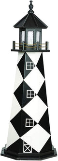 Black/White Wood Decorative Lighthouse F95912