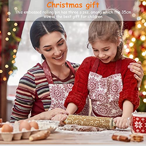 Embossed Wooden Rolling Pin H858