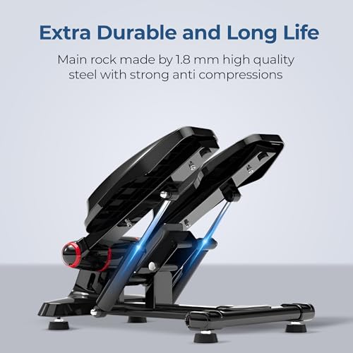 Adjustable Height Mini Stepper with Resistance Bands W24110