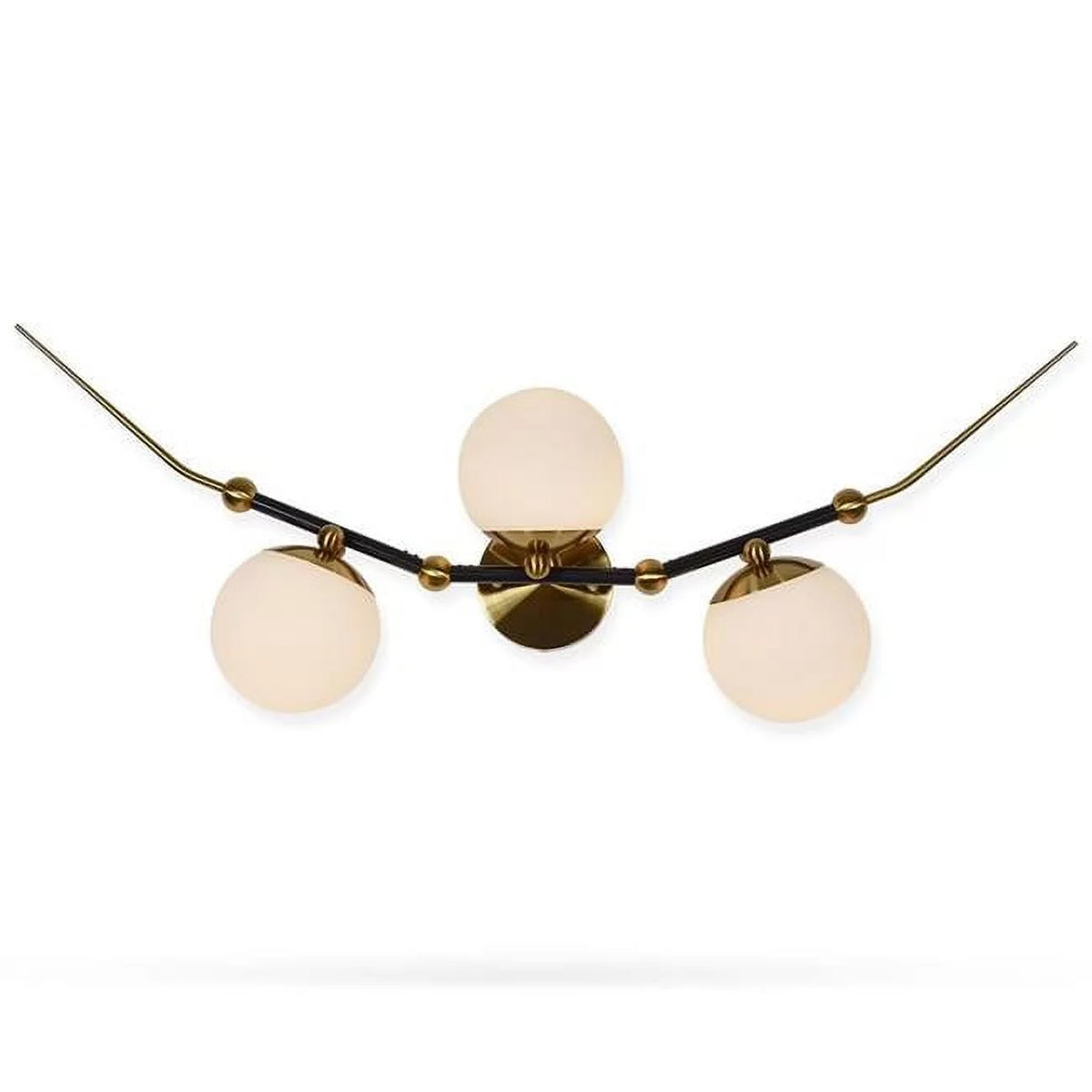 39 in. LED Wall Sconce with 3 Glass Shade T556