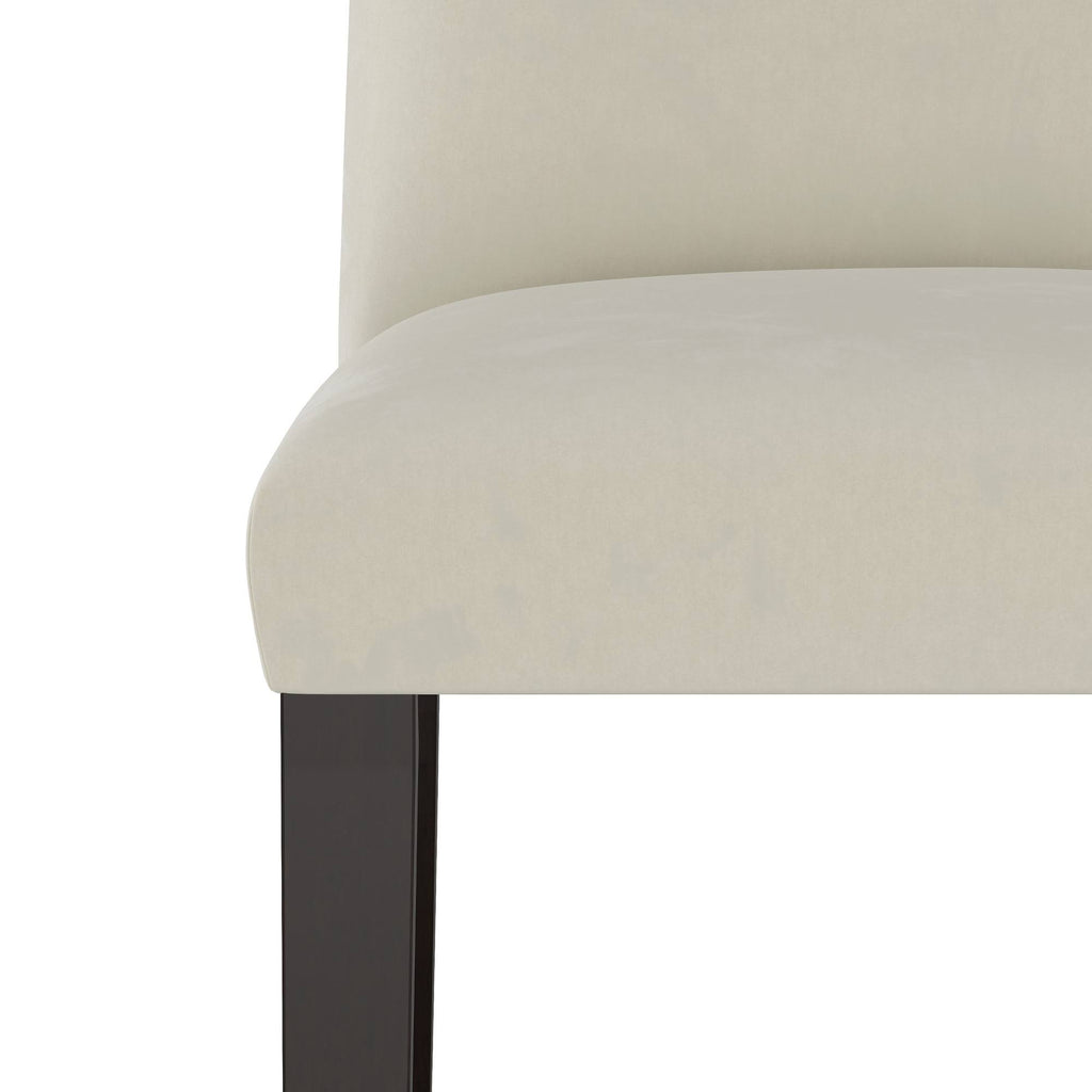 Light Gray Velvet Dining Chair Z877