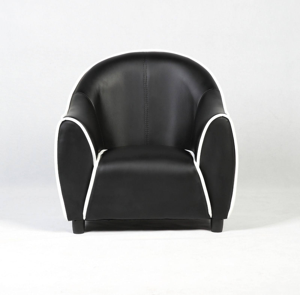 Black Kids Sofa Armrest Chair Couch C762125