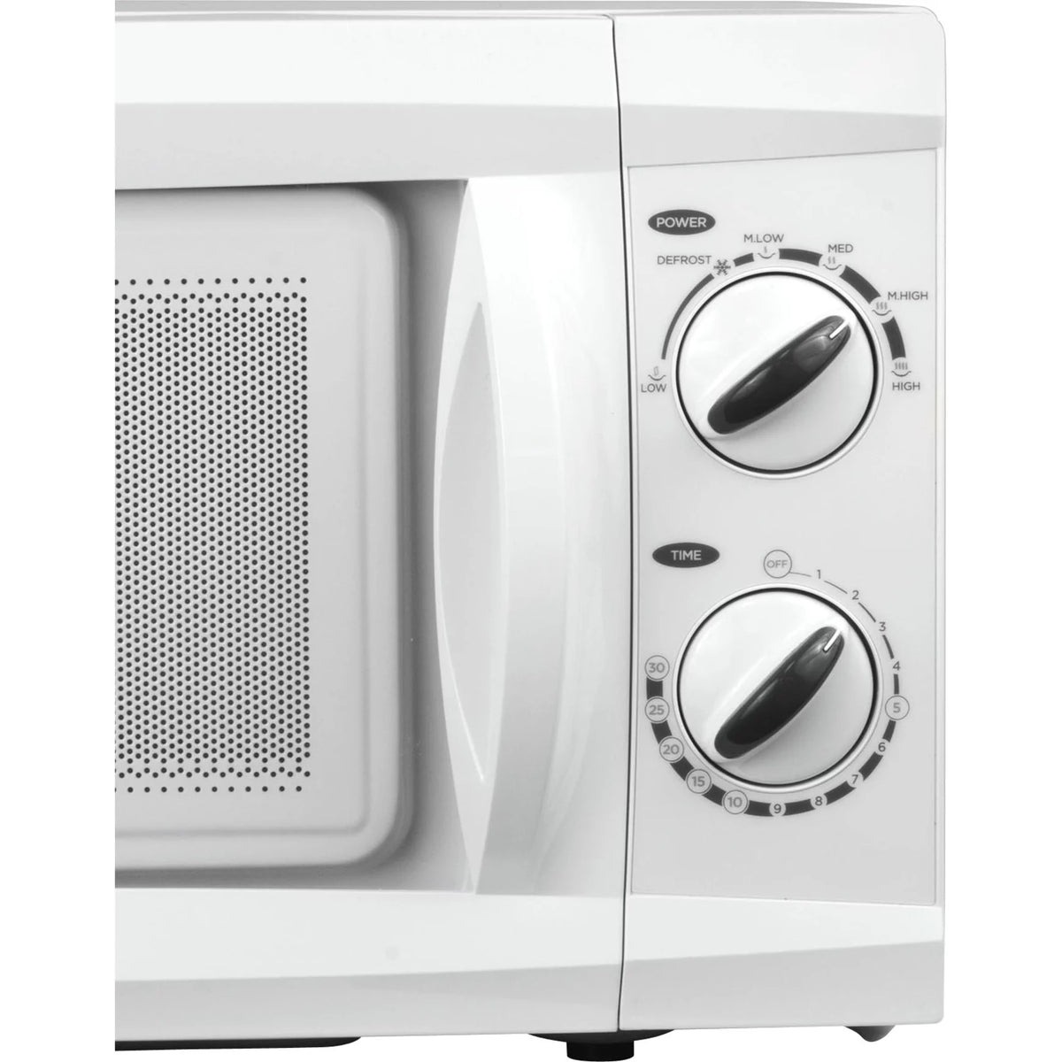 White 0.6 cu. ft. 600W Countertop Microwave Oven S5285