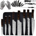 14 Pc German Stainless Steel Kitchen Knife Set U637