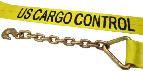 4 Inch x 27 Foot Winch Strap with Chain Extension 10 Pack I1232