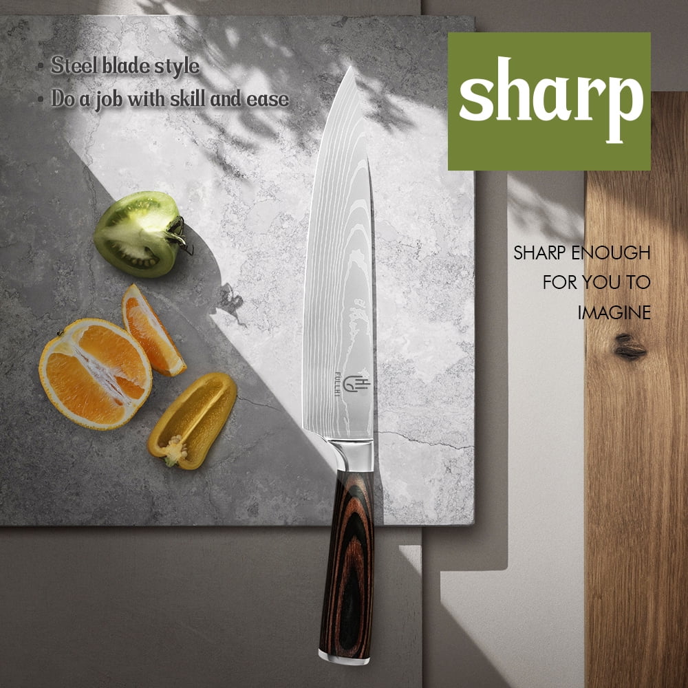 14 Pc German Stainless Steel Kitchen Knife Set U637