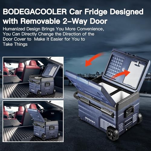 12 Volt 121 Quart Dual Zone Portable Car Refrigerator Freezer I75990