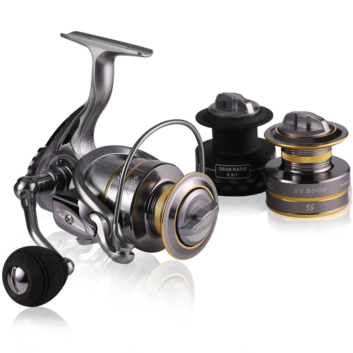 13+1 Ball Bearings Metal Body Spinning Fishing Reel P268705