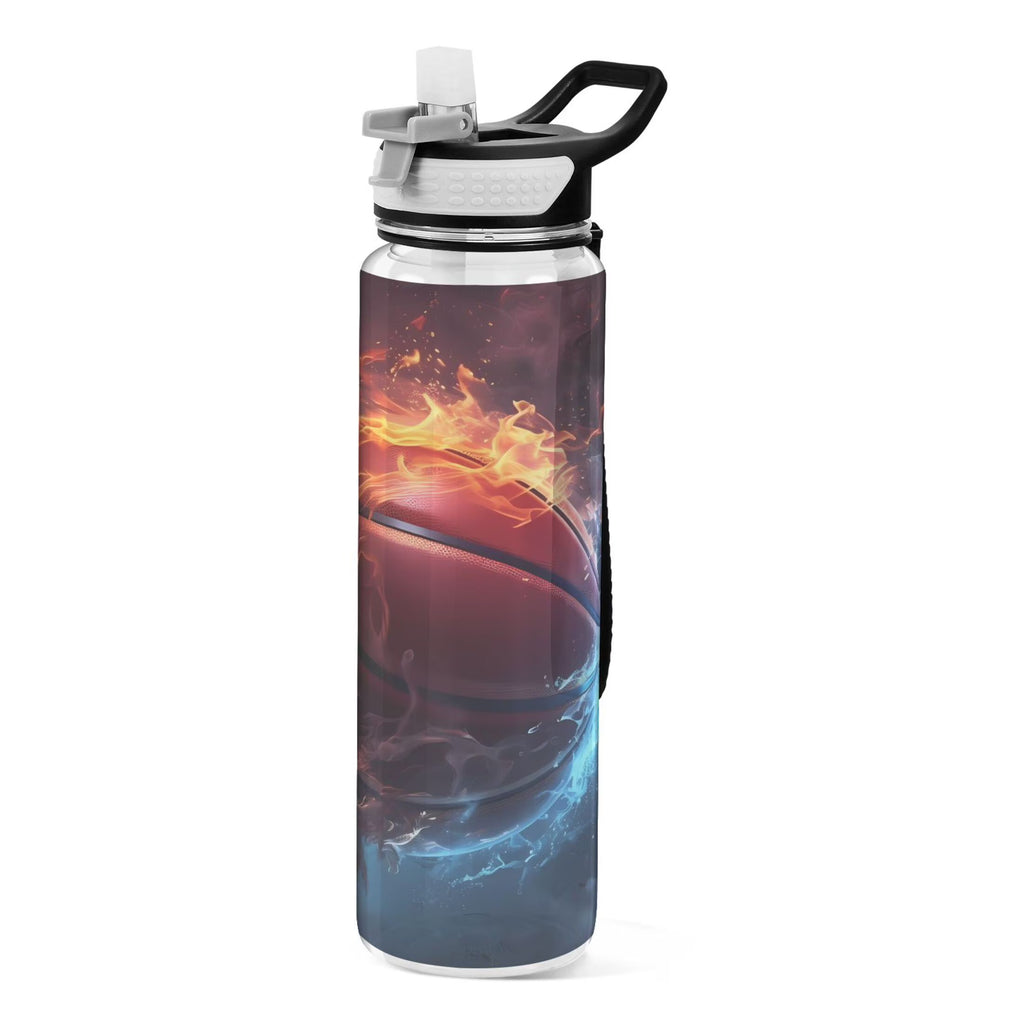 32oz Tritan Leakproof Clear Sports Water Bottle C587