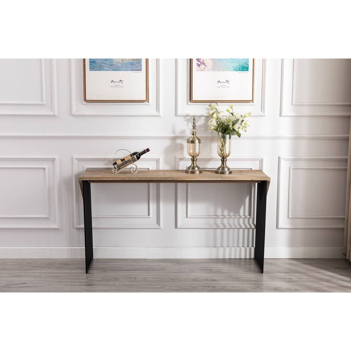 Natural Gray Console Table I304797