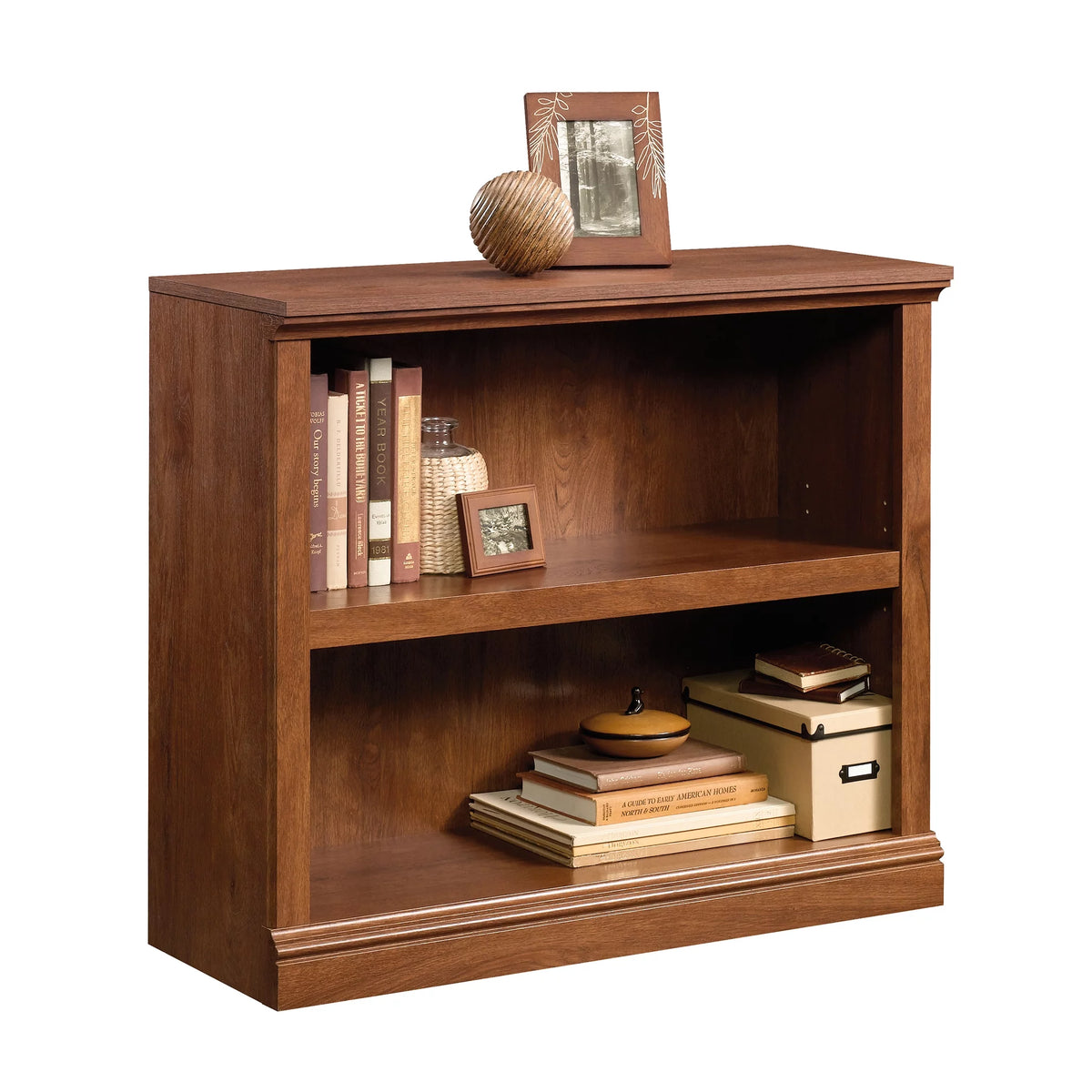 Oiled Oak Finish 2-Shelf Bookcase G379996