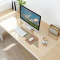Clear Desk Mat, Non-Slip PVC Desk Protector with Round Edge (47.2"*23.6") W29115