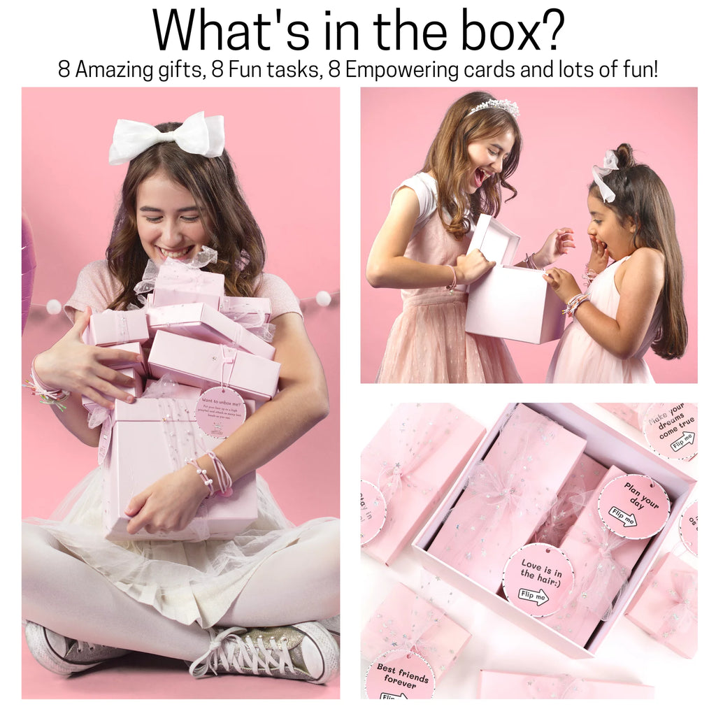 Pink 8 Wrapped Gifts in 1 Box U43810
