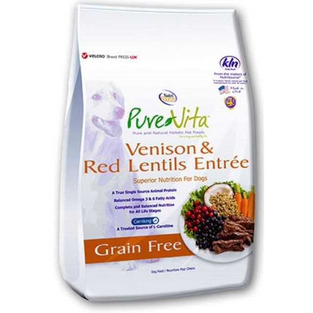 Grain Free Venison Red Lentils Dog Food V134766