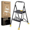 Foldable 3 Step Ladder with Handrails 800Lbs X7338