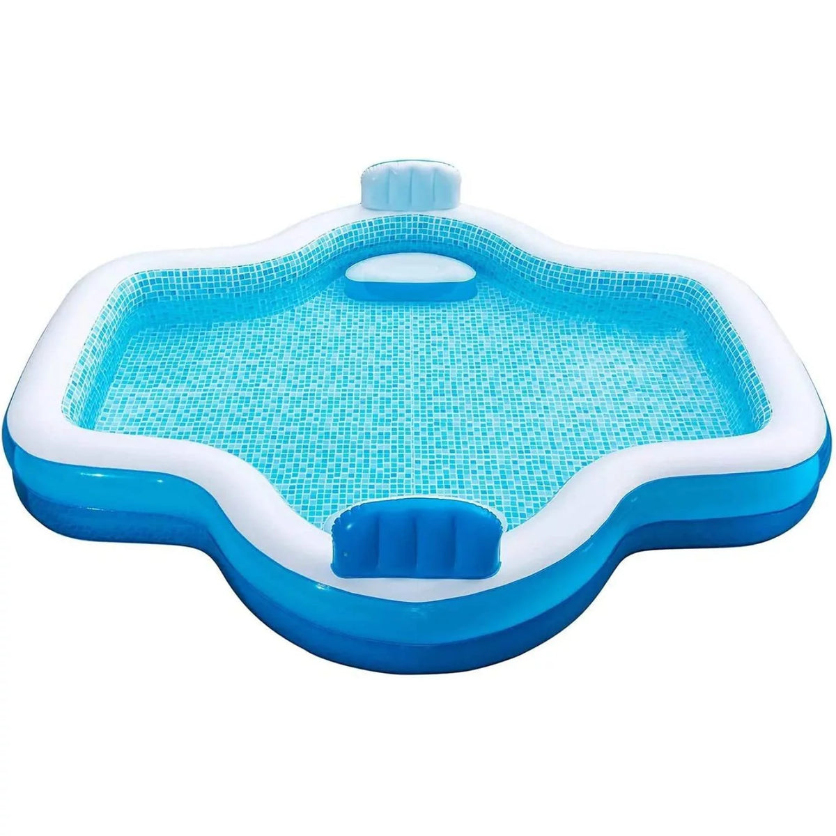 10 Feet Long Inflatable Pool with 2 Seats V349208
