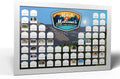 Personalized USA National Parks Photo Map (White Frame) J359