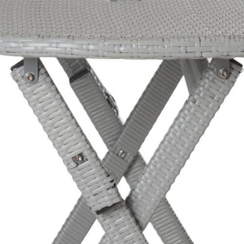 Round Folding Table - Grey O73021