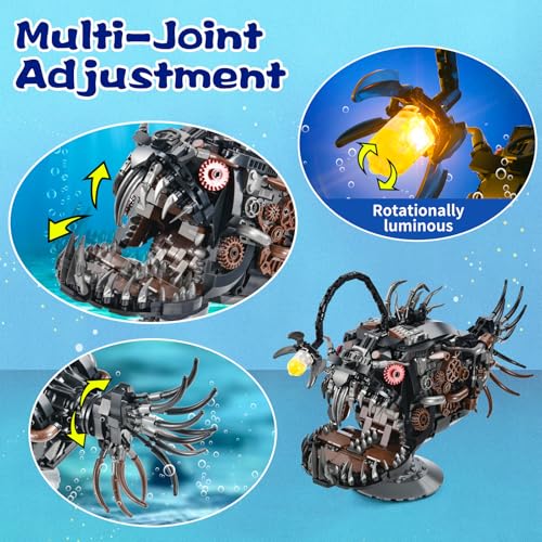 1038PCS Mechanical Fish Building Sets L243