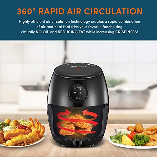 8.5Qt. Air Fryer Oven with Convection, Stainless Steel R685