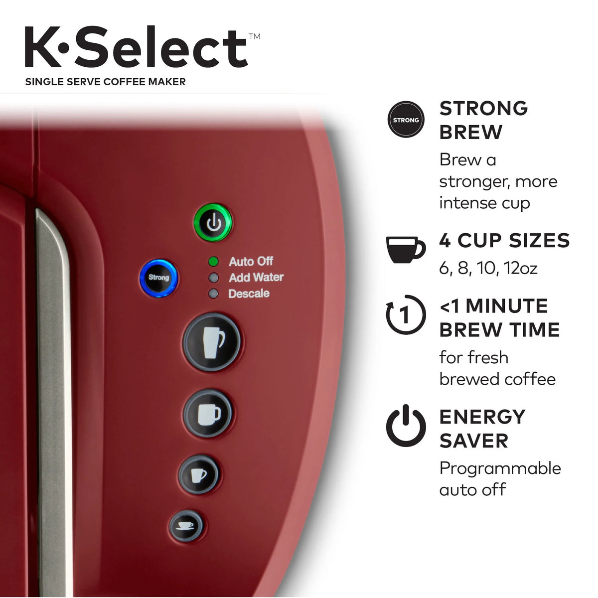 Single-Serve K-Cup Pod Coffee Maker Q5552