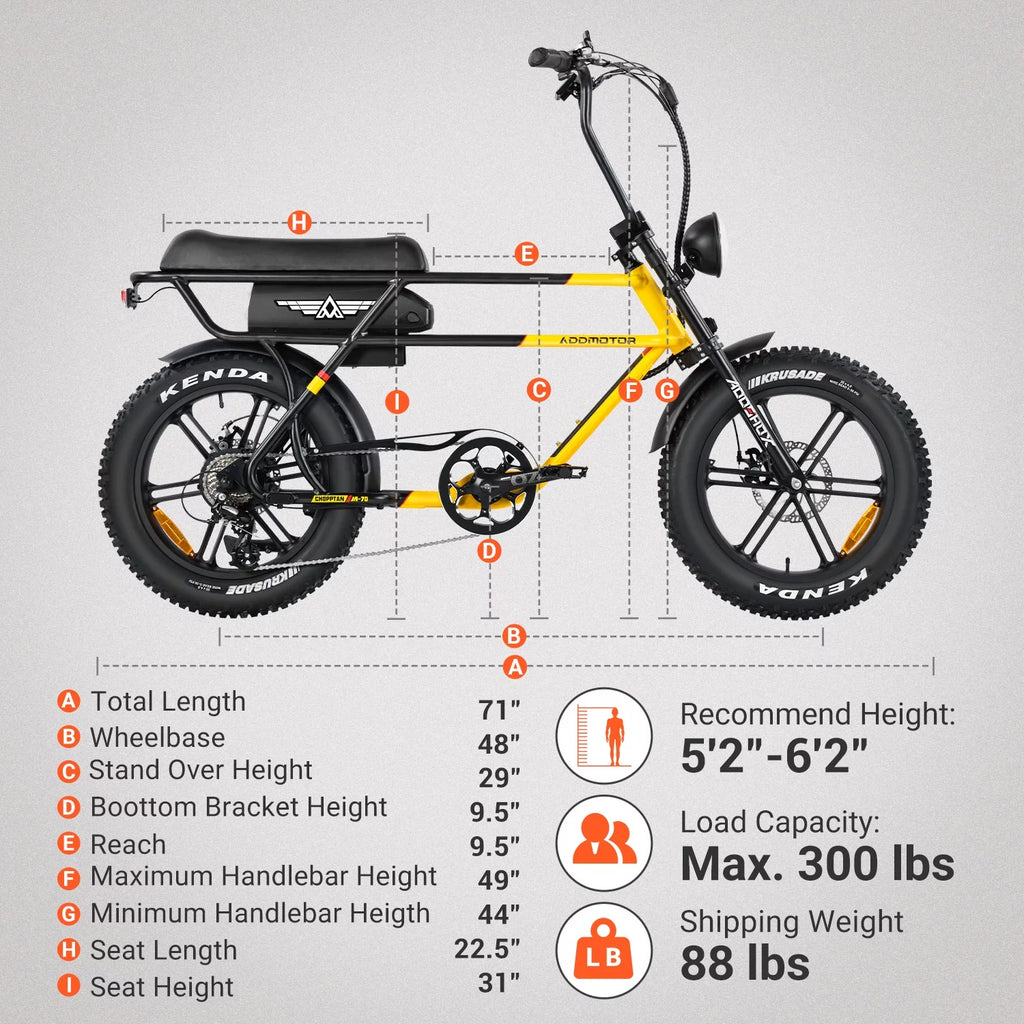 750W 20" Fat Tire Electric Bike E318442