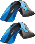 Orthotic Insoles for Plantar Fasciitis & Heel Pain, Men's 8-13, 2 Pair, Gel Arch Support Insoles B3043