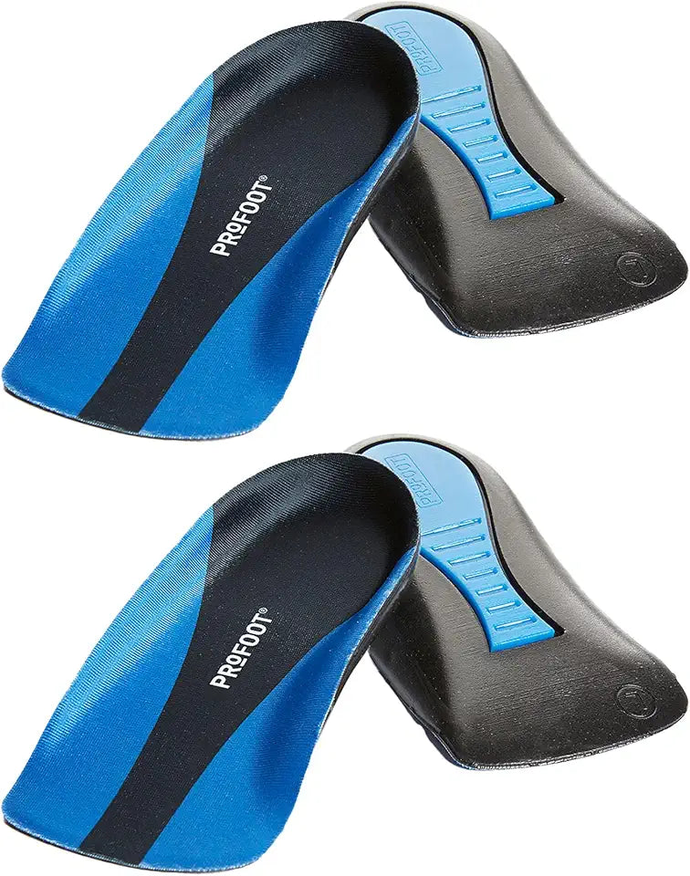 Orthotic Insoles for Plantar Fasciitis & Heel Pain, Men's 8-13, 2 Pair, Gel Arch Support Insoles B3043
